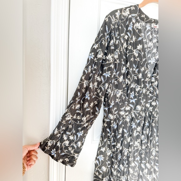 Faherty Dakota Long Sleeve Midi Dress Women’s - Size Large - Picture 8 of 13